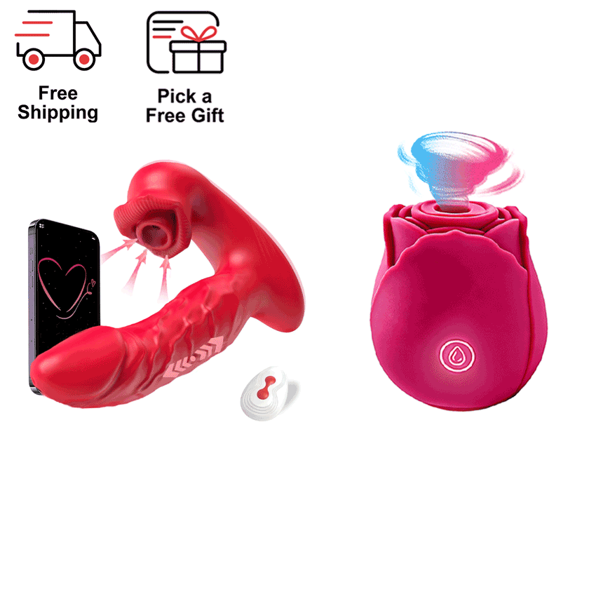 Trovina Vibrator Massager - 2-in-1 with External & Internal Motion features and controls