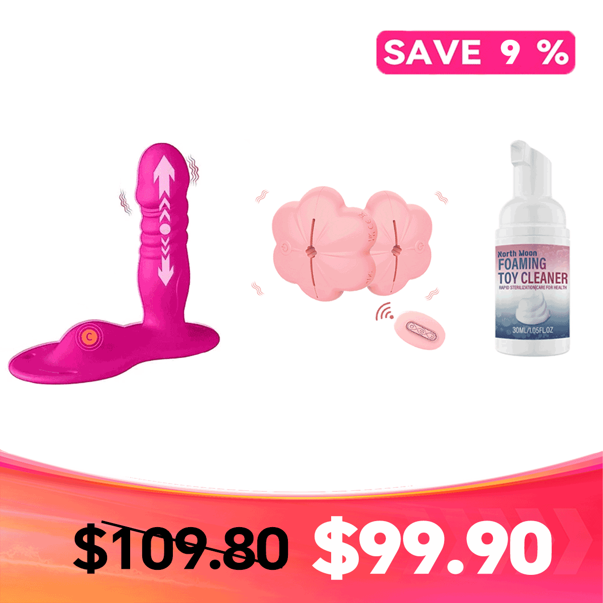 Ravira - Riding Grinding Strap-On Thrusting Massager