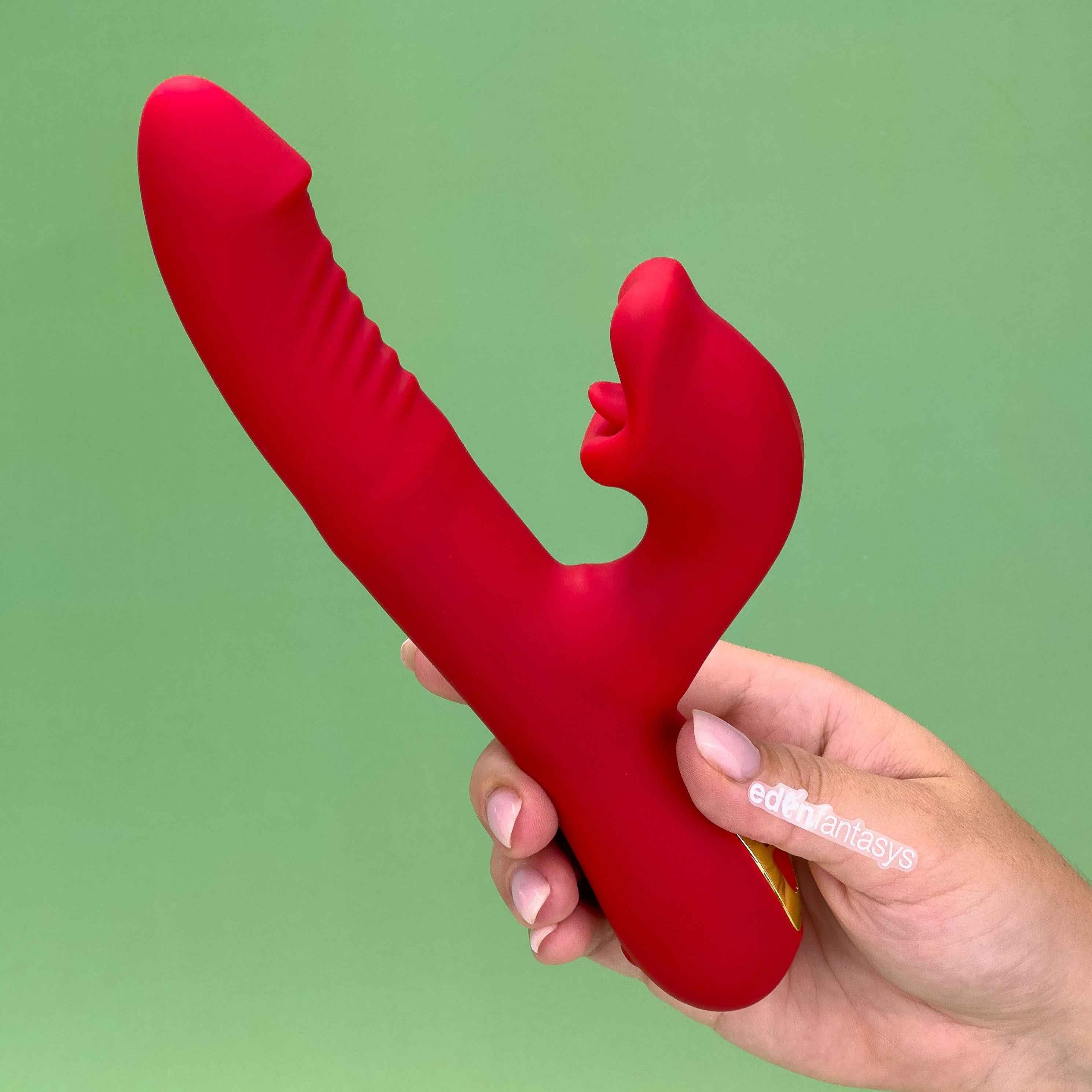 Dual Desire Thrusting Rabbit Vibrator