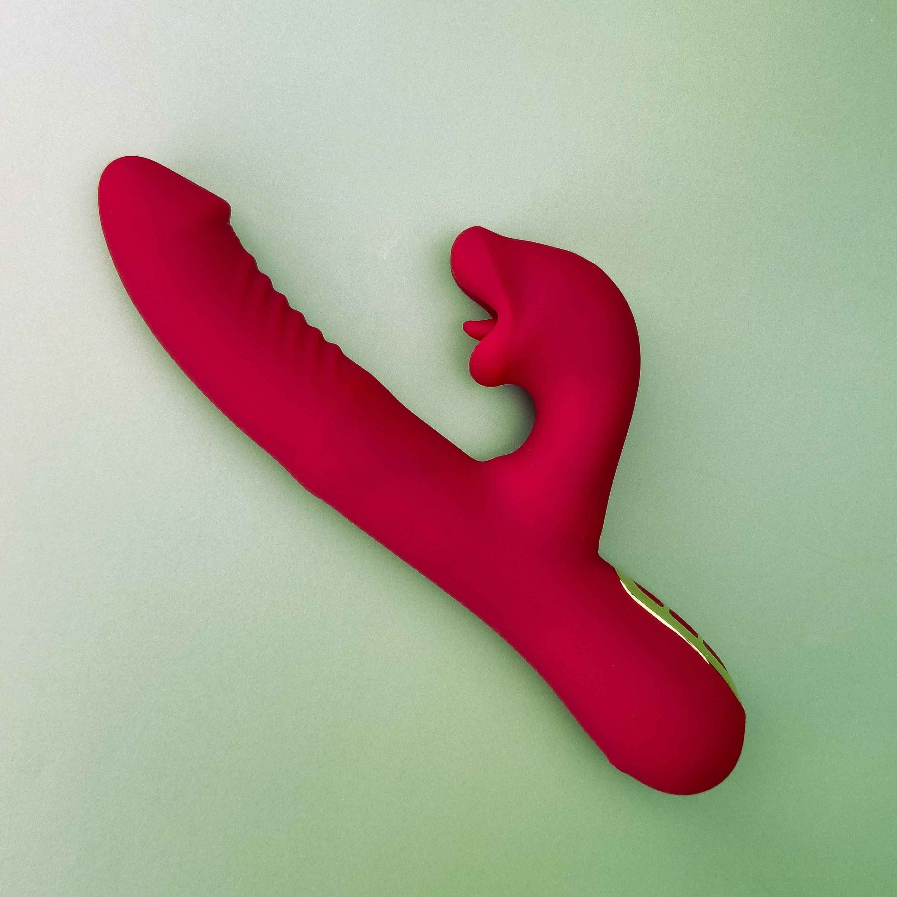 Dual Desire Thrusting Rabbit Vibrator