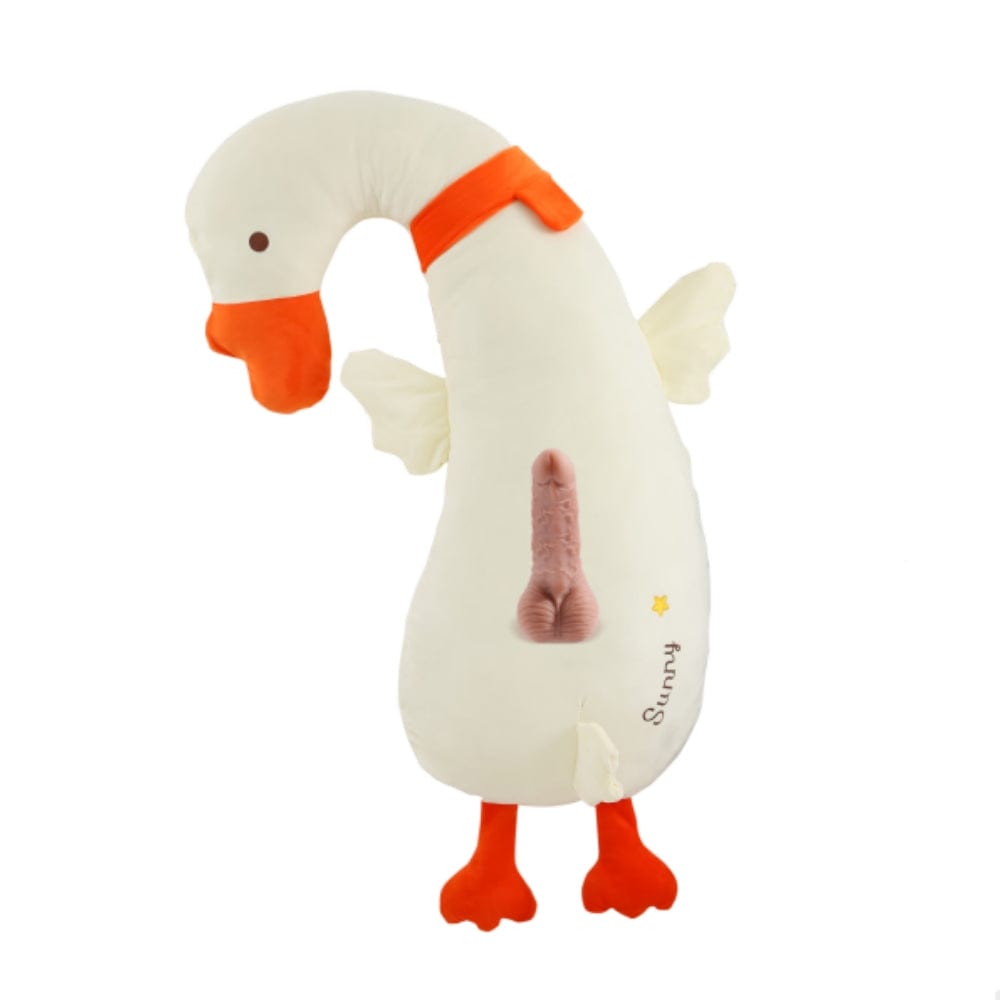 Material safety demonstration highlighting body-safe silicone and soft plush fabric