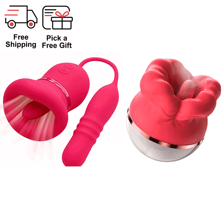 Kissel 5-in-1 Tongue Massager Vibrator with Internal Motion color or variant view