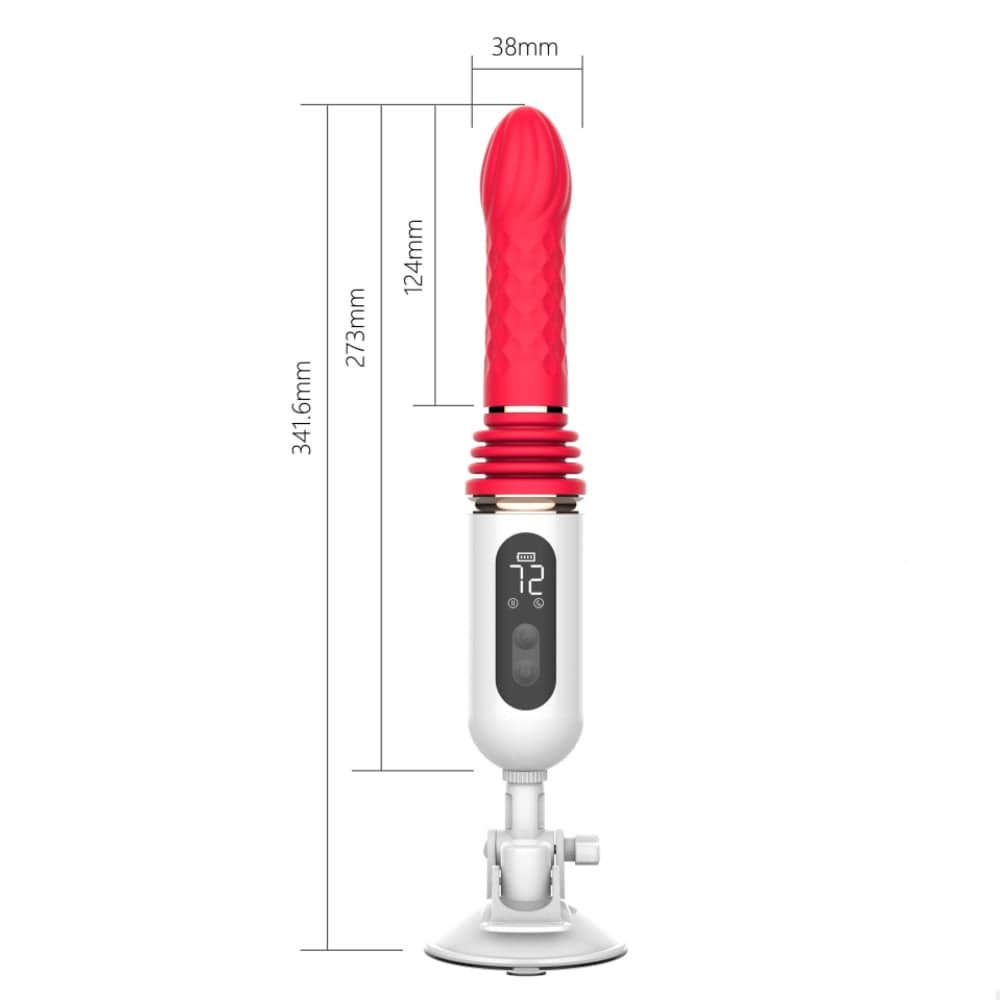 Compact thrusting device with magnetic charging cable and discreet storage