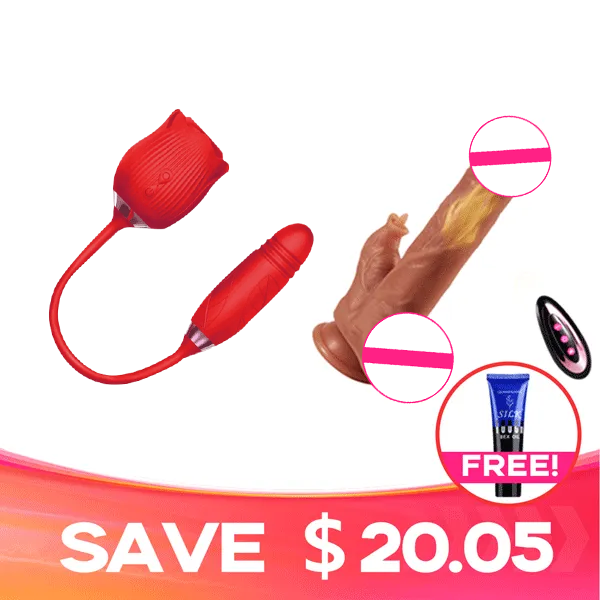 RoséTrio 3-in-1 Rose Massager with Suction & Internal Motion