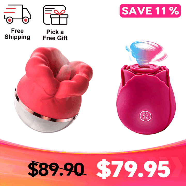 Ultimate Foreplay Upgrade Set - LickiMo Tongue Toy - tongue vibrator featuring app controlled, waterproof, quiet