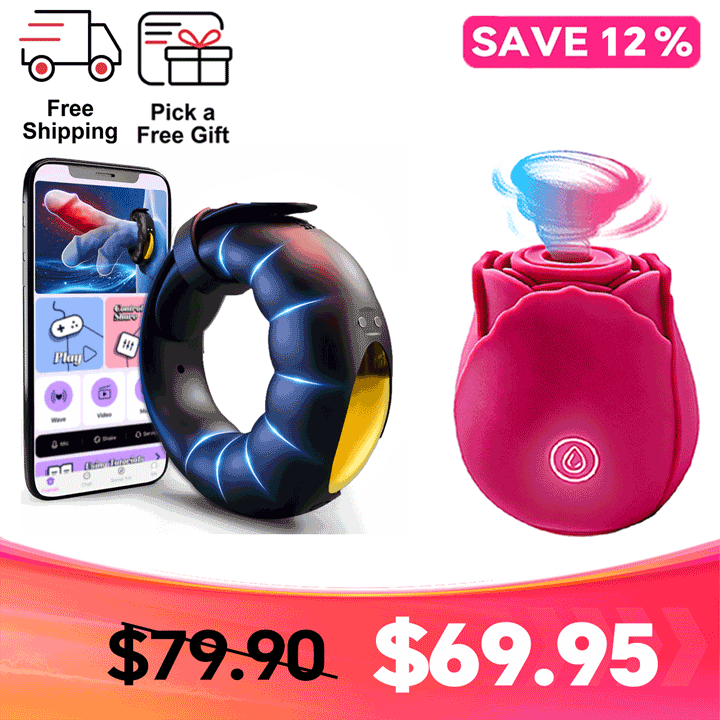Vibrating Cock Ring Set – Bedroom Essentials Duo - FlexRing Vibe Ring & Original front product view