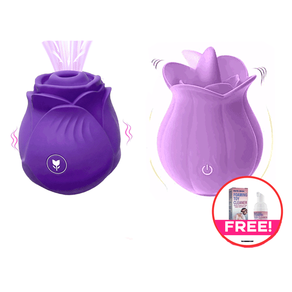 Convenience Set for Amora Rose Suction Toy Waterproof features and controls