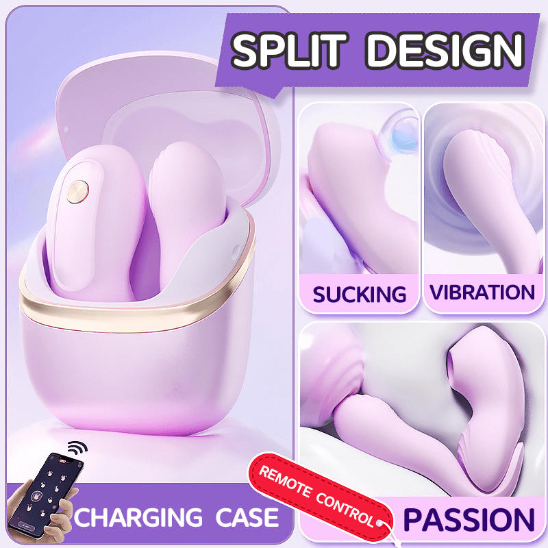 Wearable Suction Split-design Clitoral G-spot stimulator-IntimiLife