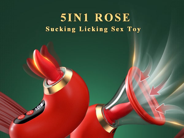 Sucking and Licking Clitoris Vibrator with App Control