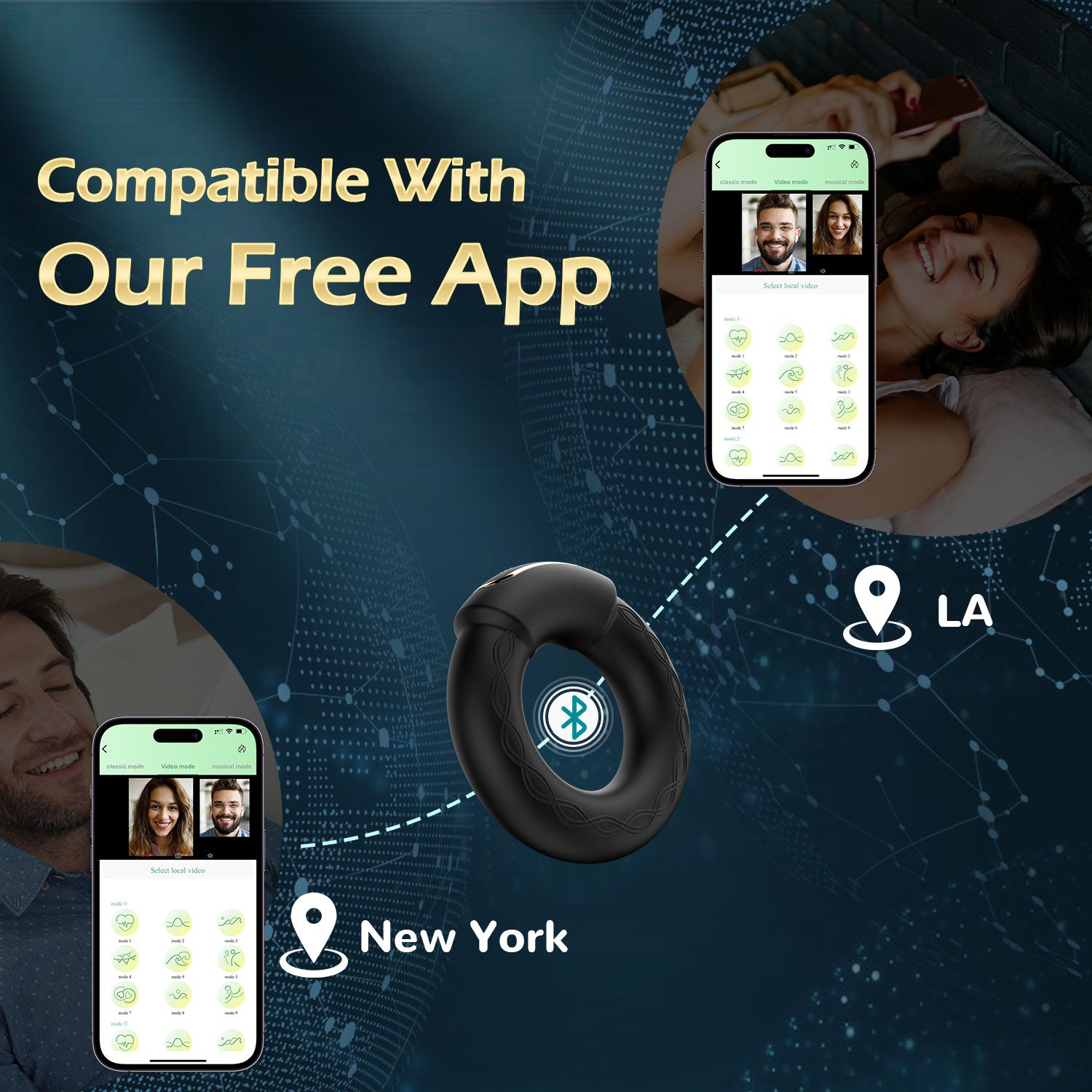 Close-up of silicone material and adjustable strap for secure fit