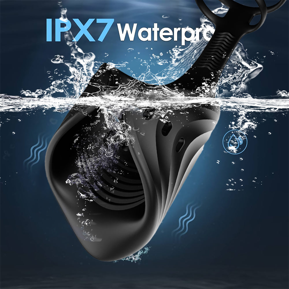 Penis Vibrator with Cock Ring-IntimiLife