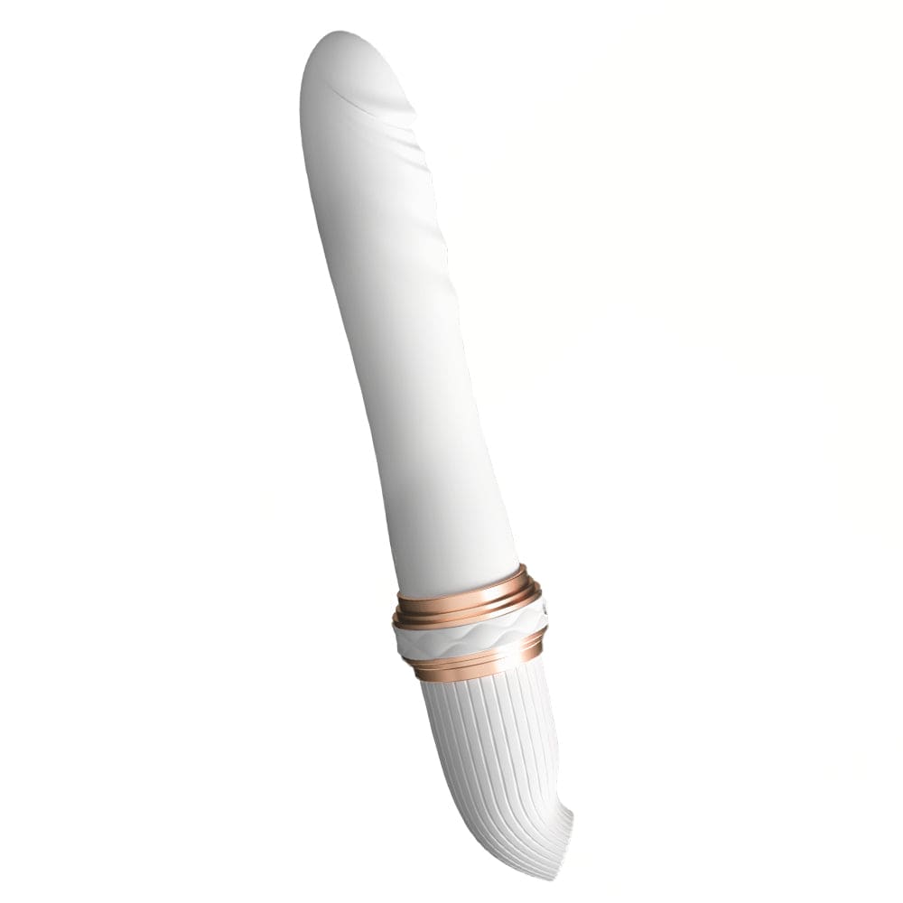 Close-up of clitoral suction tip with multiple frequency settings