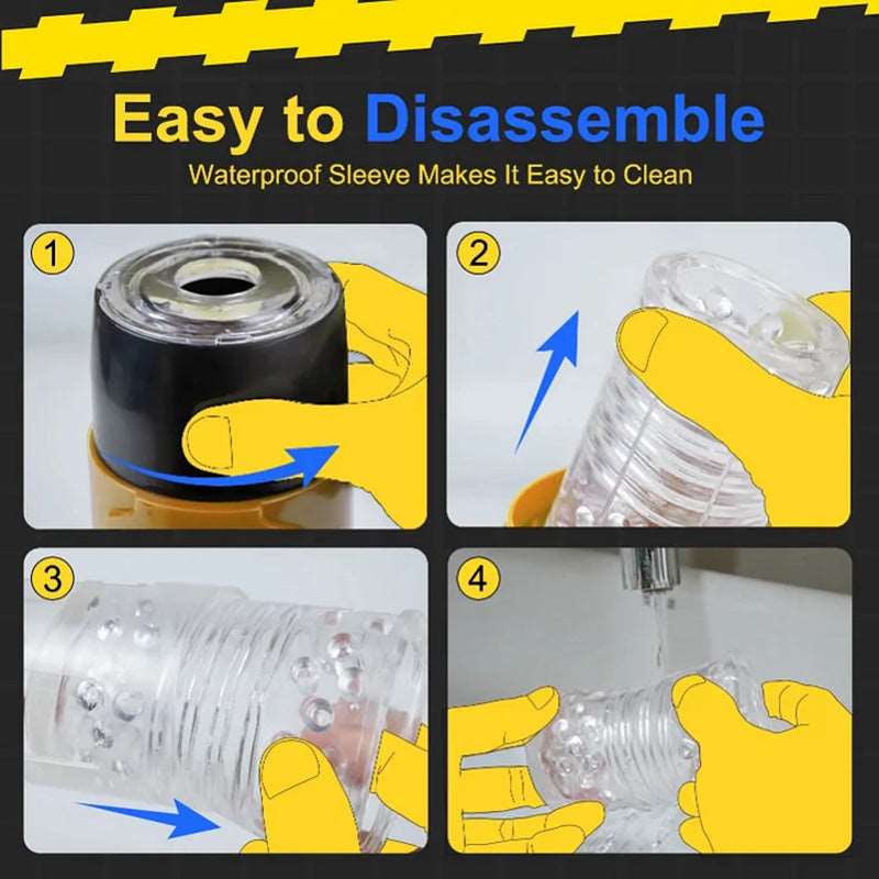 intimilife - Airplane Cup Masturbator 7 Thrusting Modes 7 Rotation-IntimiLife