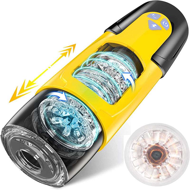 intimilife - Airplane Cup Masturbator 7 Thrusting Modes 7 Rotation-IntimiLife