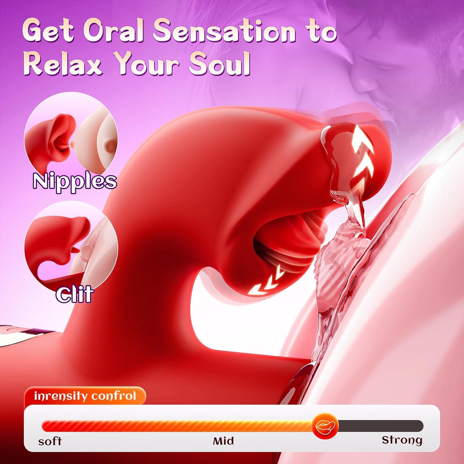 Upgraded Rose Muncher 5 In 1 Thrusting Clitoral G Spot Vibrator-IntimiLife