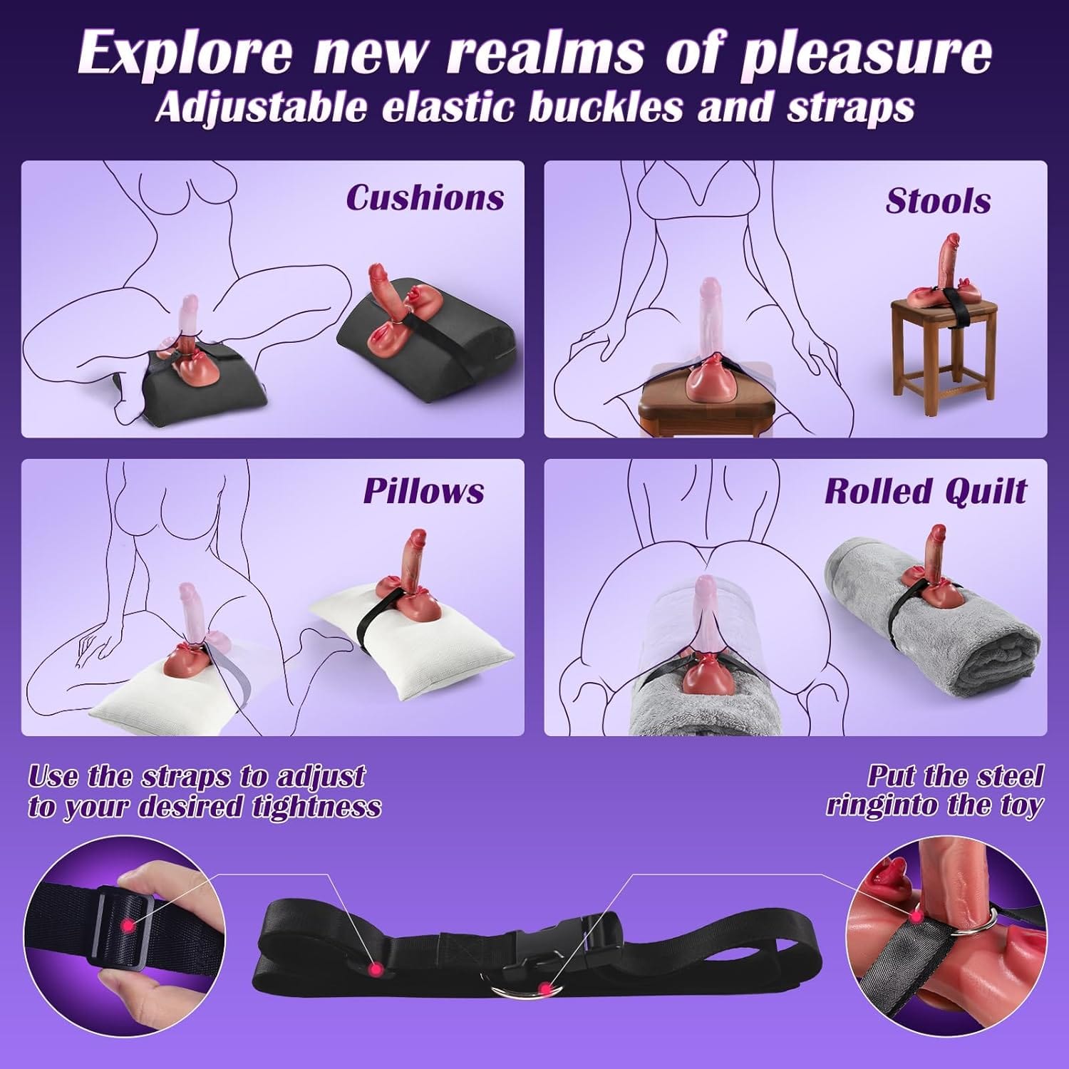Cushion Style Realistic Dildo Thrusting Heating Sex Machine-IntimiLife