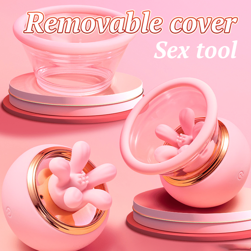 Waterproof breast massager being cleaned under running water
