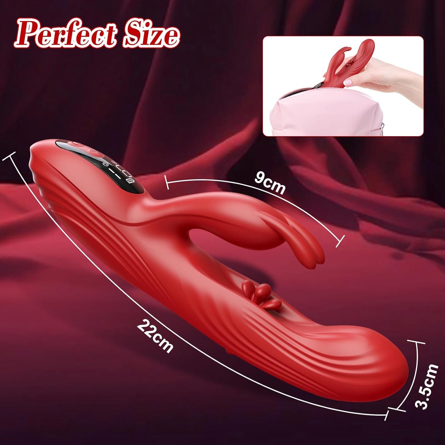 3 In 1 Rabbit Flapping G Spot Vibrator-IntimiLife