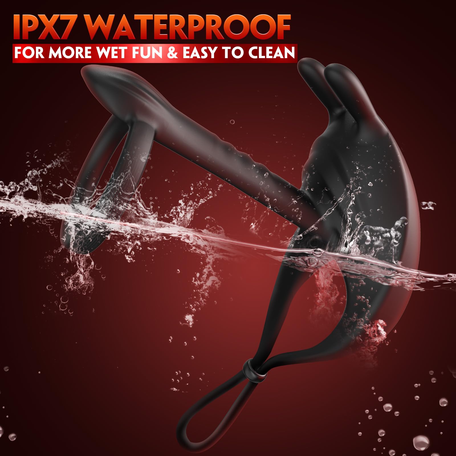 Multi-speed vibrating penis ring for enhanced erection and intimate pleasure