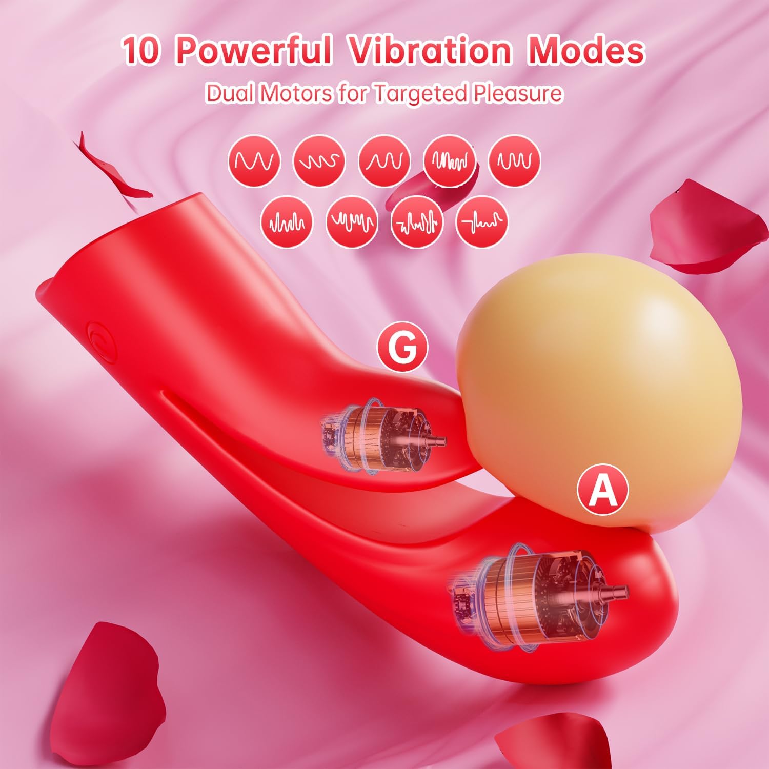 2 in 1 Flexible Finger Sleeve Clit G Spot Nipple Vibrator-IntimiLife