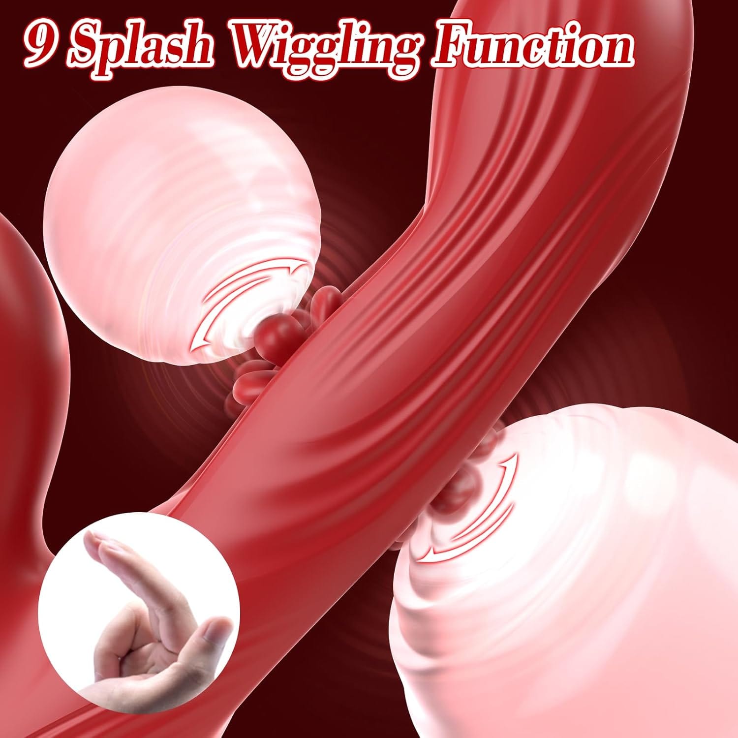 3 In 1 Rabbit Flapping G Spot Vibrator-IntimiLife