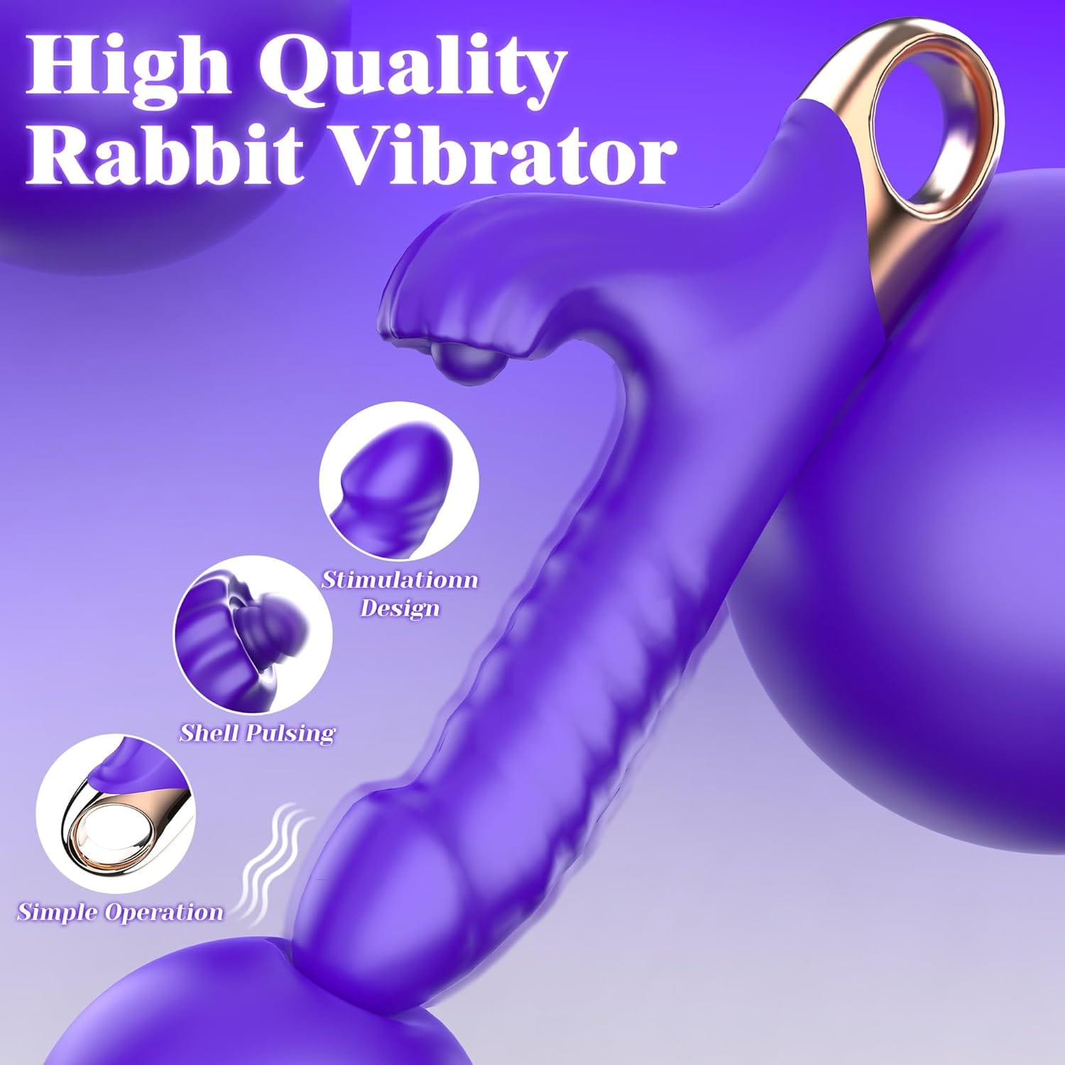 APP-Controlled 9 Pulsing Thrusting Rabbit G Spot Vibrator-IntimiLife