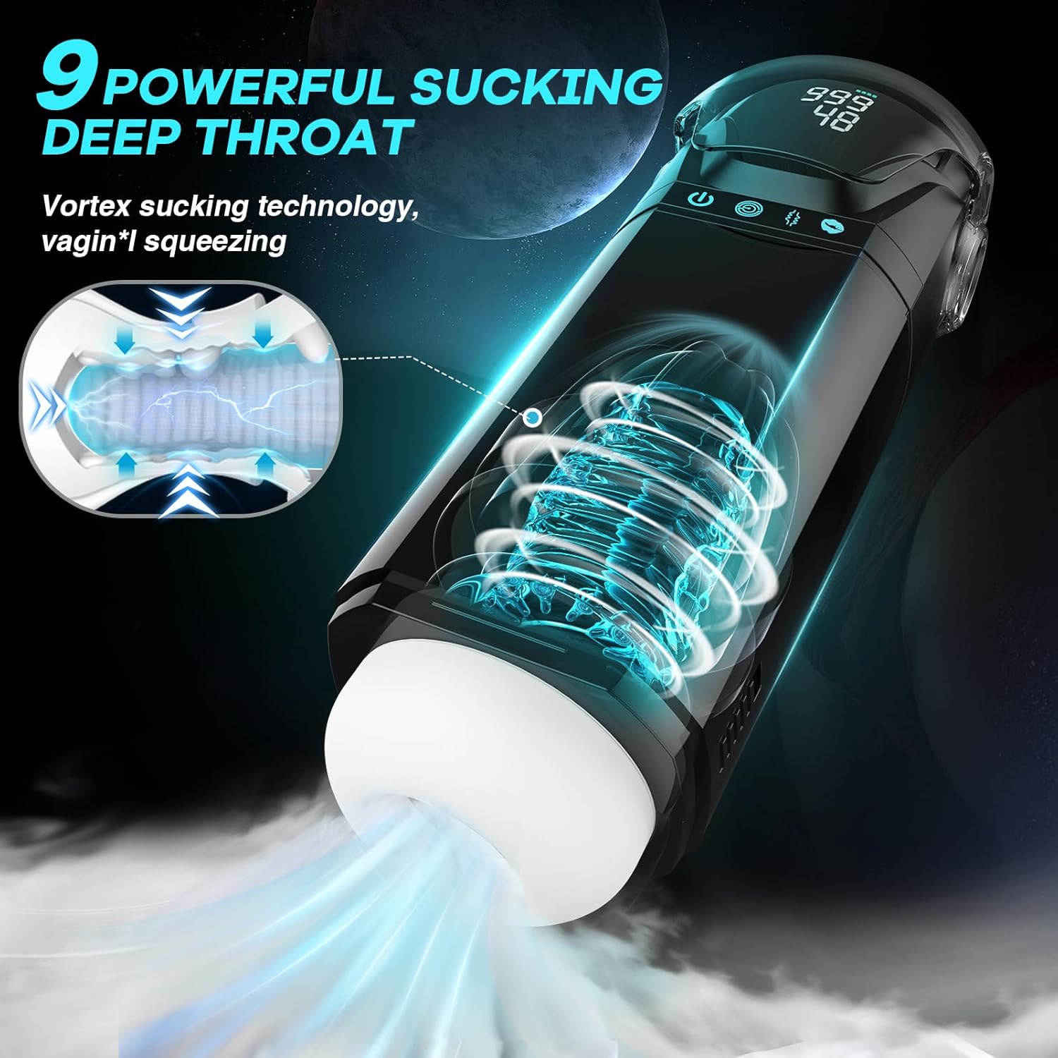 Armor 3 In 1 Auto Suction Thrusting Vibration Male Storker-IntimiLife