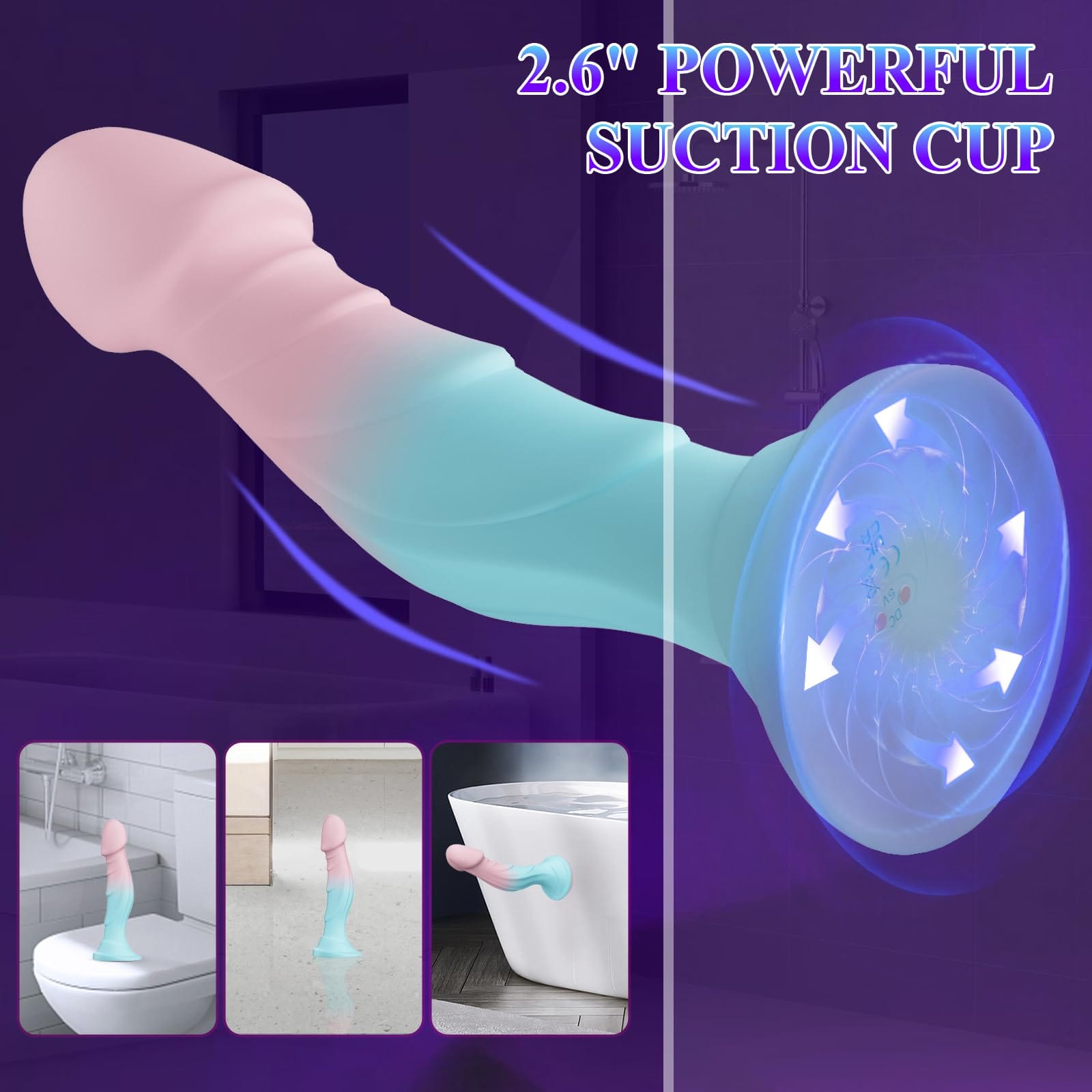 Waterproof silicone toy with USB magnetic charging port