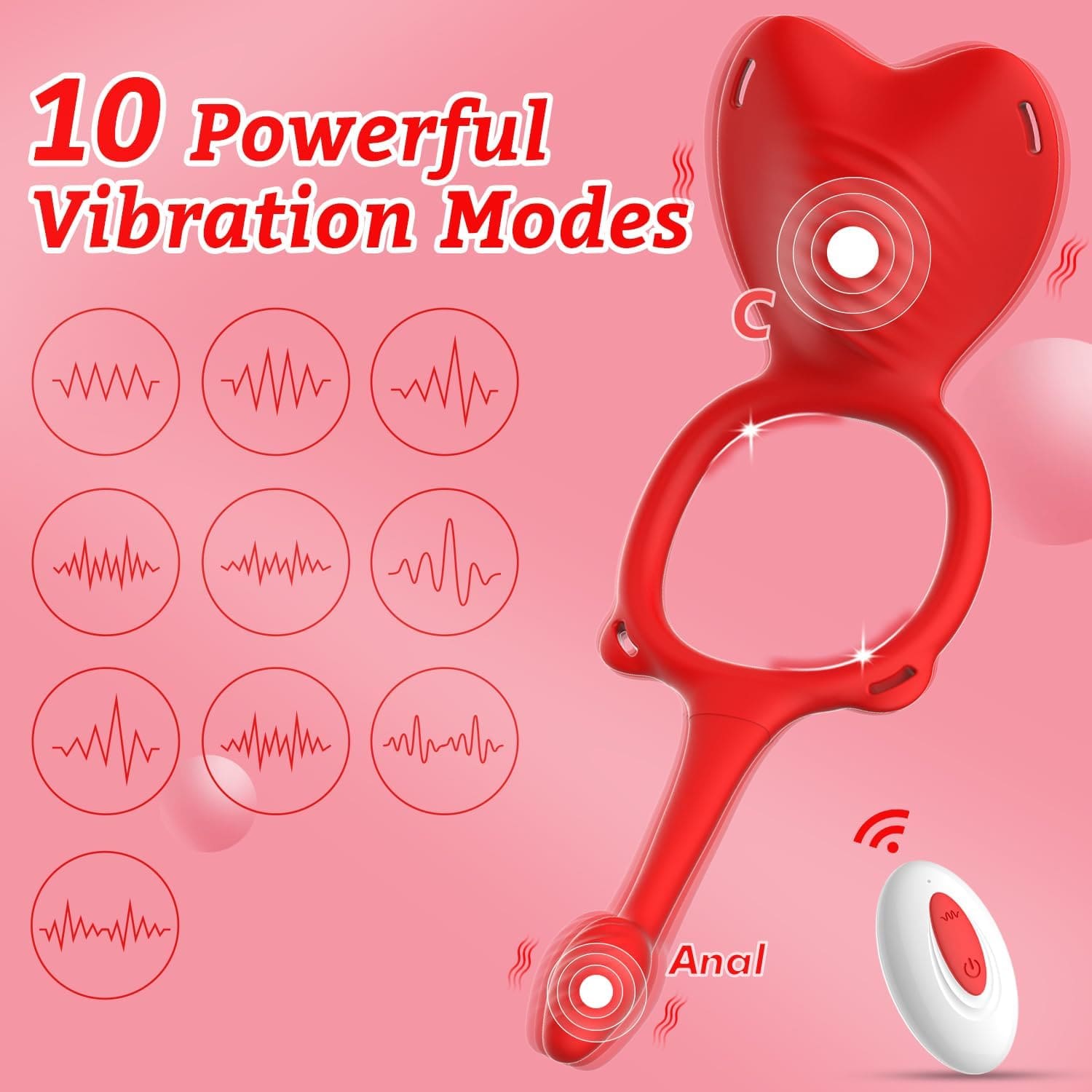 Wearable Panty Clitoral Anal Vibrator With Remote Control-IntimiLife