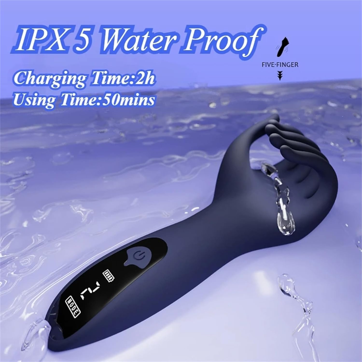 10 Frequency Male Masturbator Finger Penis Vibrator-IntimiLife