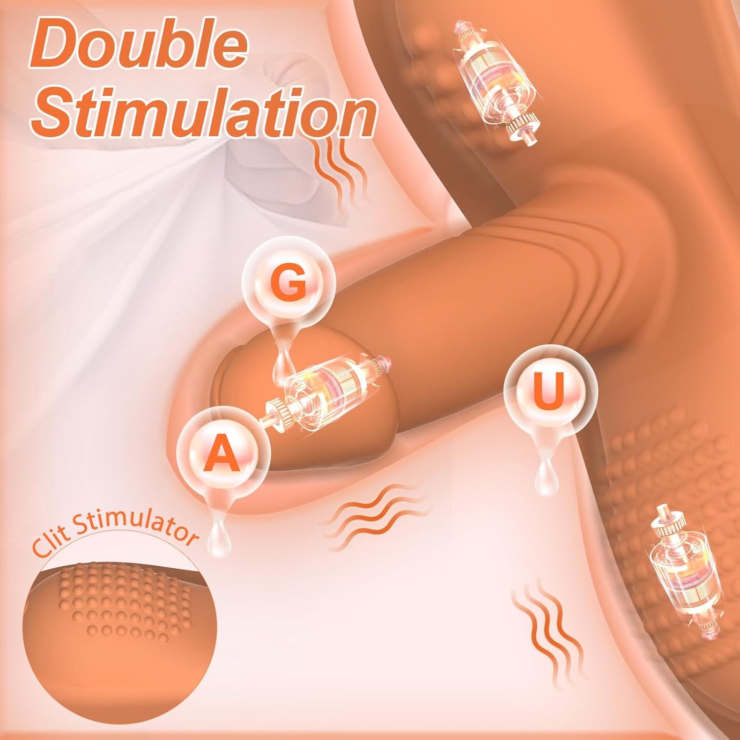 Ride-on Vibrating Clit Anal G Spot Stimulation Dildo Sex Machine-IntimiLife