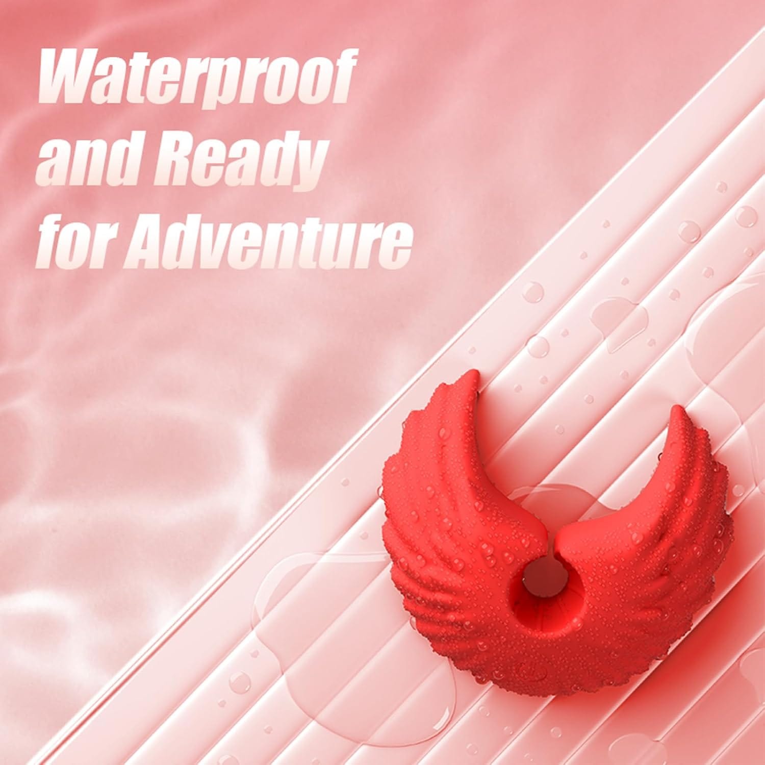 BDSM Angel Wings Vibrating Nipple Clamps with Remote Control-IntimiLife