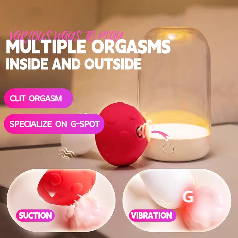Mushroom Clitoral Sucking Stimulation Vibrator With Luminous Dust Cover-INTIMILIFE