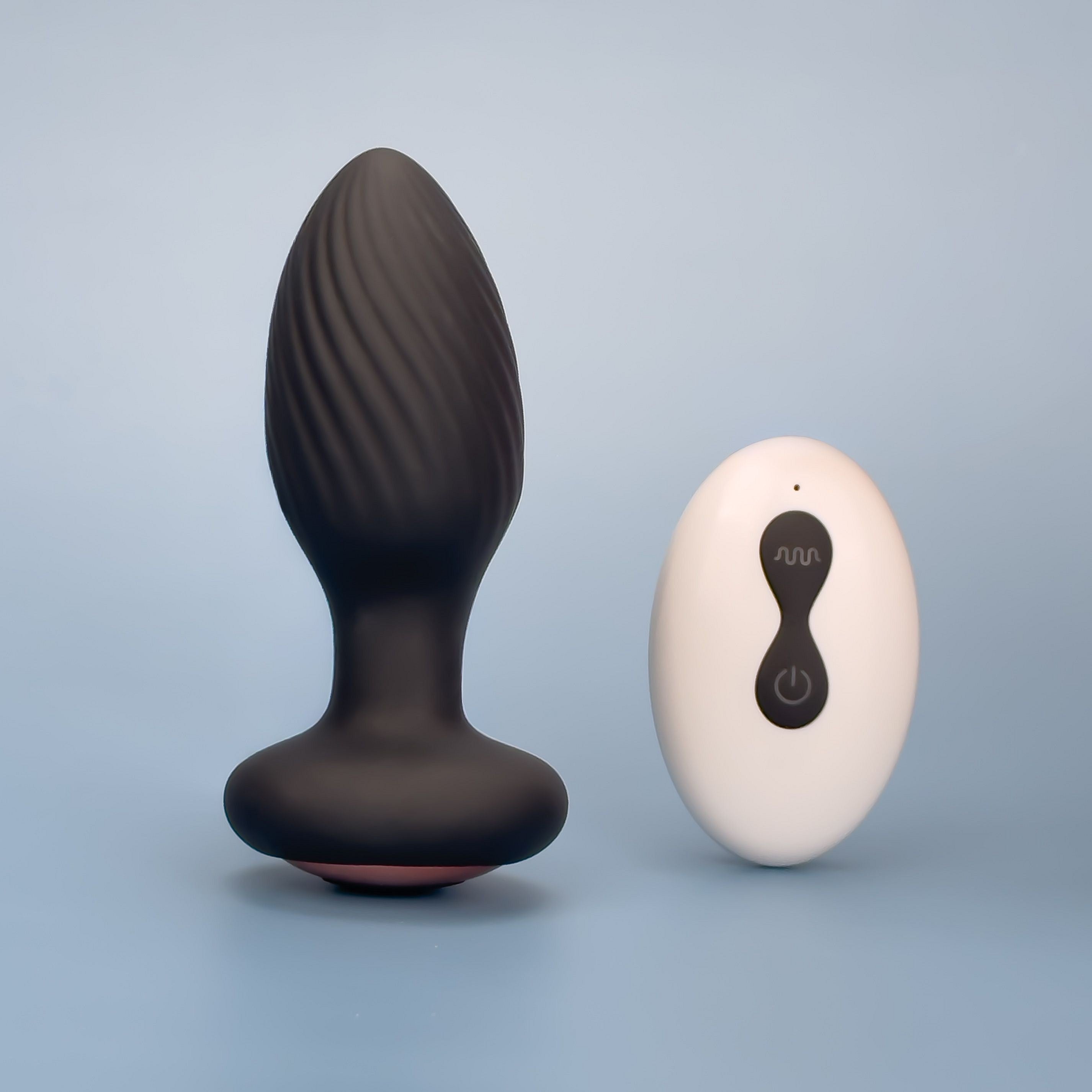 Swirly Rimmer Vibrating Butt Plug product image 1