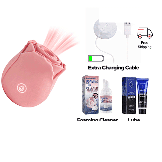 Amora - Rose Intimate Suction Toy Waterproof Pleasure features and controls