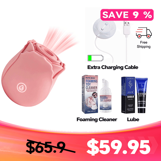 Amora - Rose Intimate Suction Toy Waterproof Pleasure features and controls