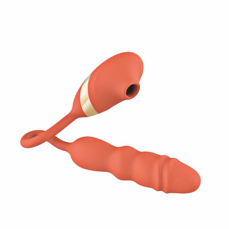 10 Frequency Sucking Telescopic Vibrator-IntimiLife