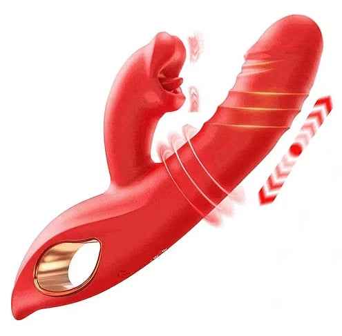 Thrya - Rabbit Dual-Action Massager with Tongue Tip - AnneToys