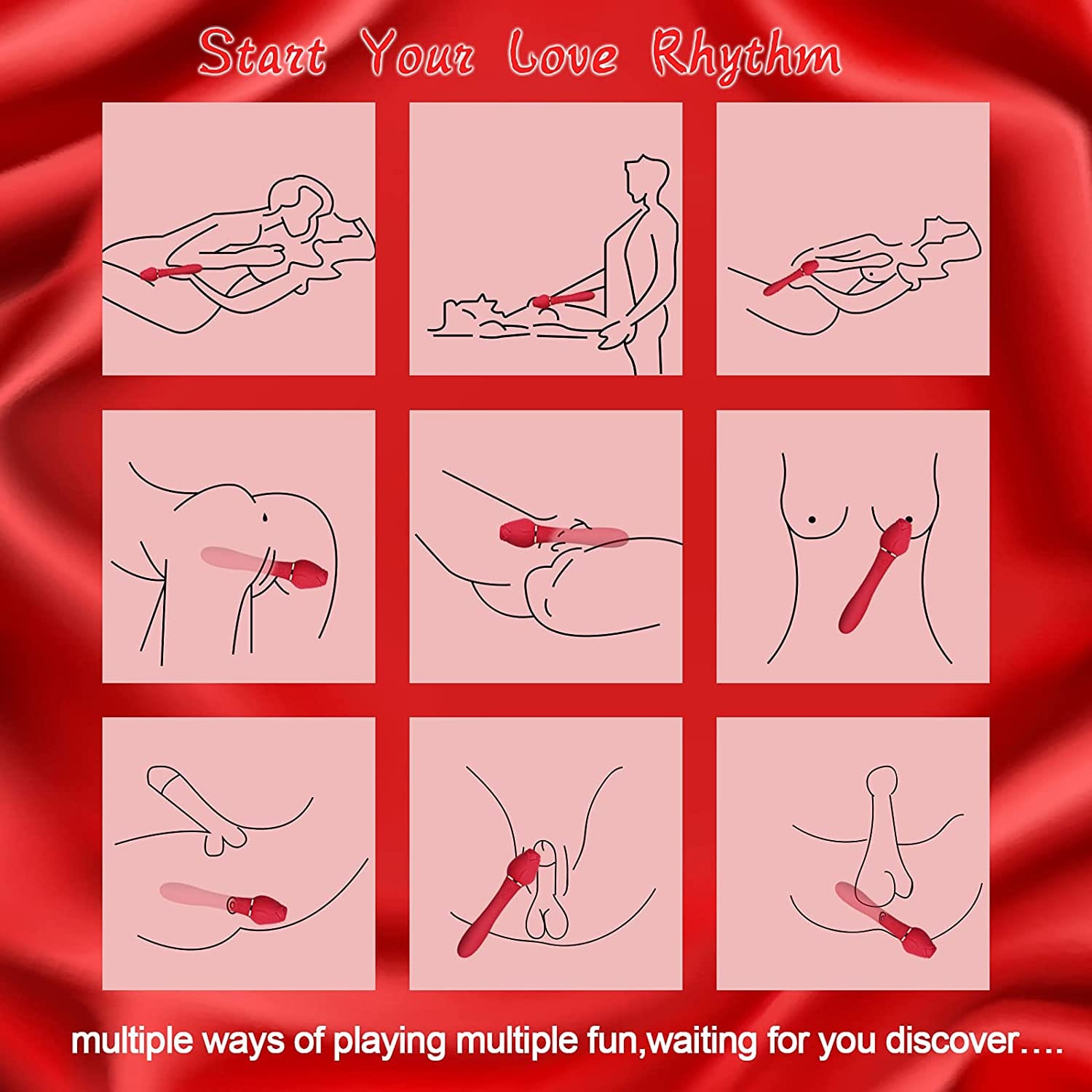 intimilife - Rose Sucking G Spot Vibrator Clit Sucker Nipple Toy-IntimiLife