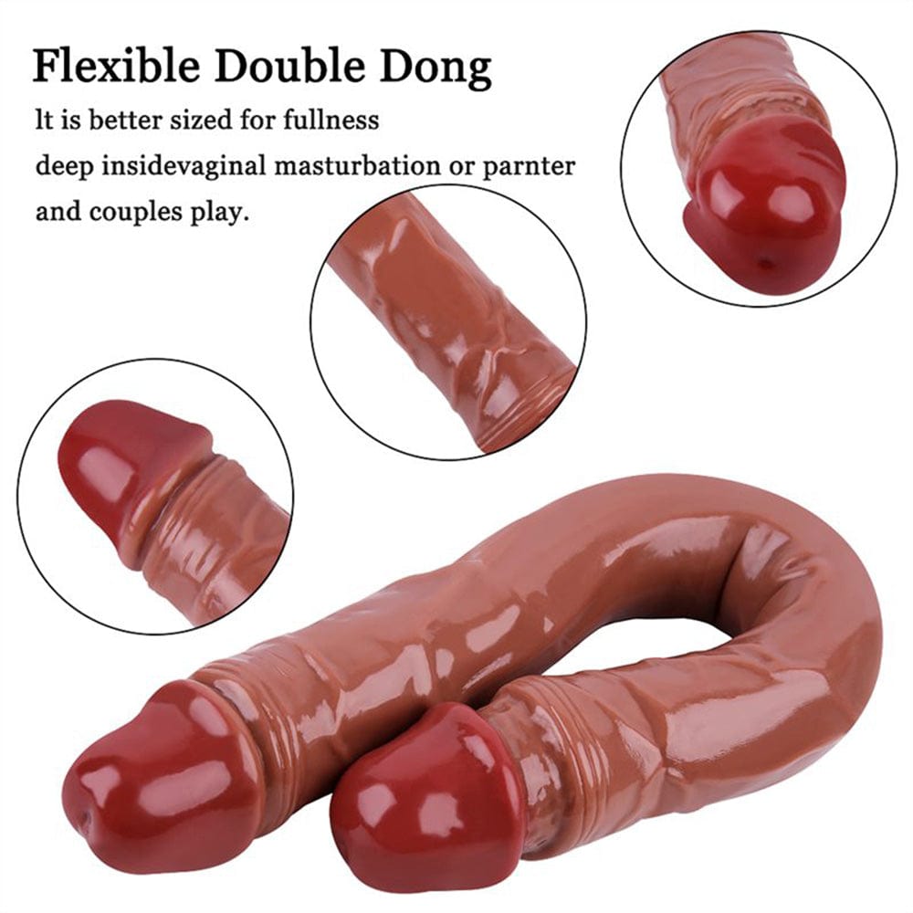 15.55���� Double-Ended Artificial Dildo-IntimiLife