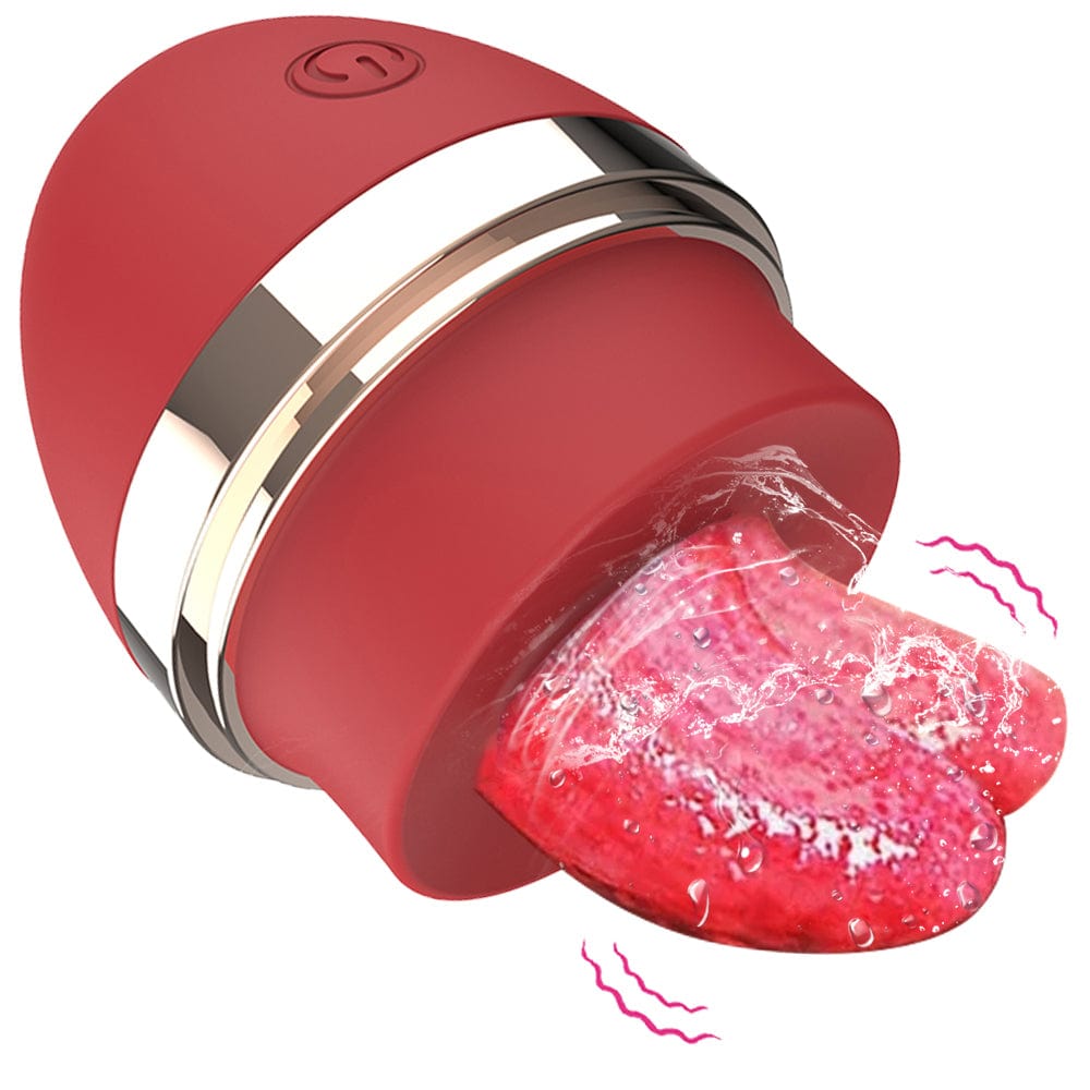 intimilife - Licking Tongue 10 Modes Egg Vibration Medical Silicone-IntimiLife