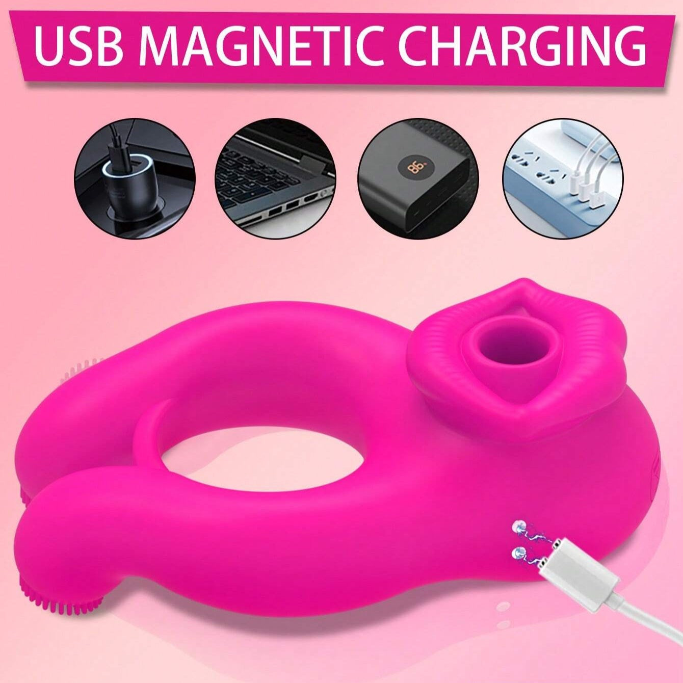 Loopra - Vibe Ring for Couples with External Suction