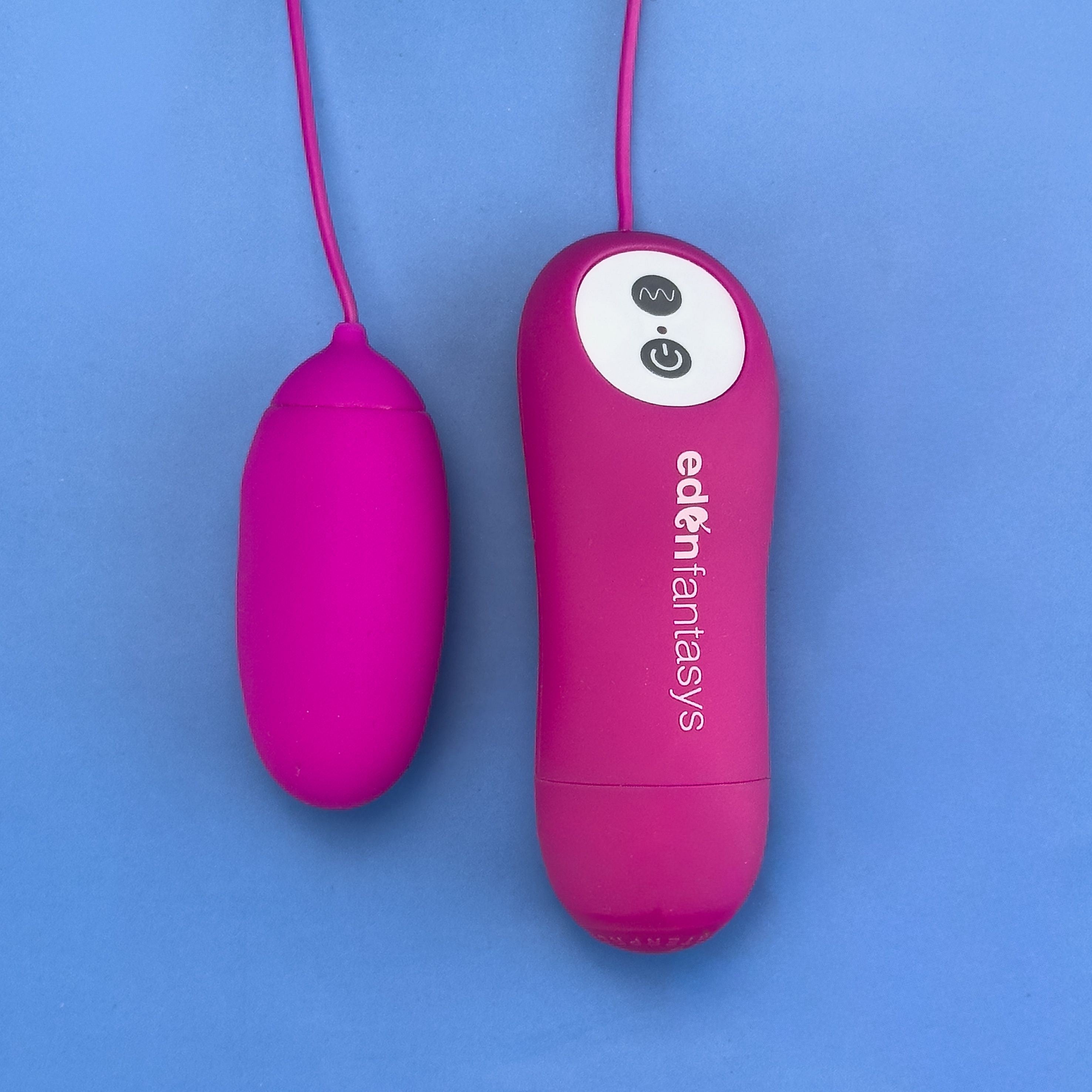 Soft Touch Egg Vibrator with Control product image 1