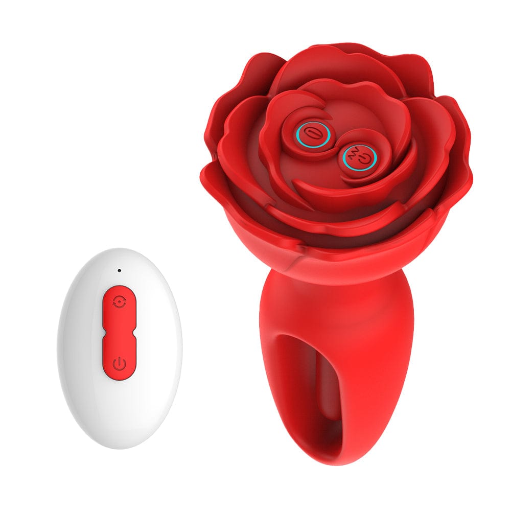 Body-safe silicone anal plug with remote control functionality