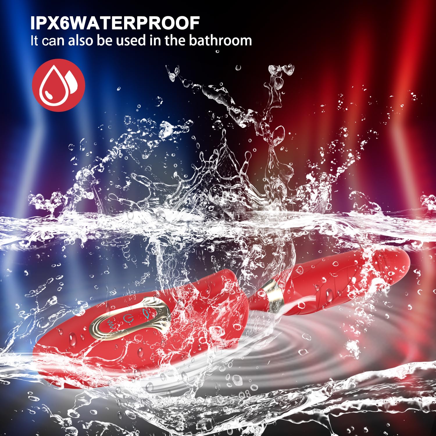 Premium medical-grade silicone vibrator with USB charging port