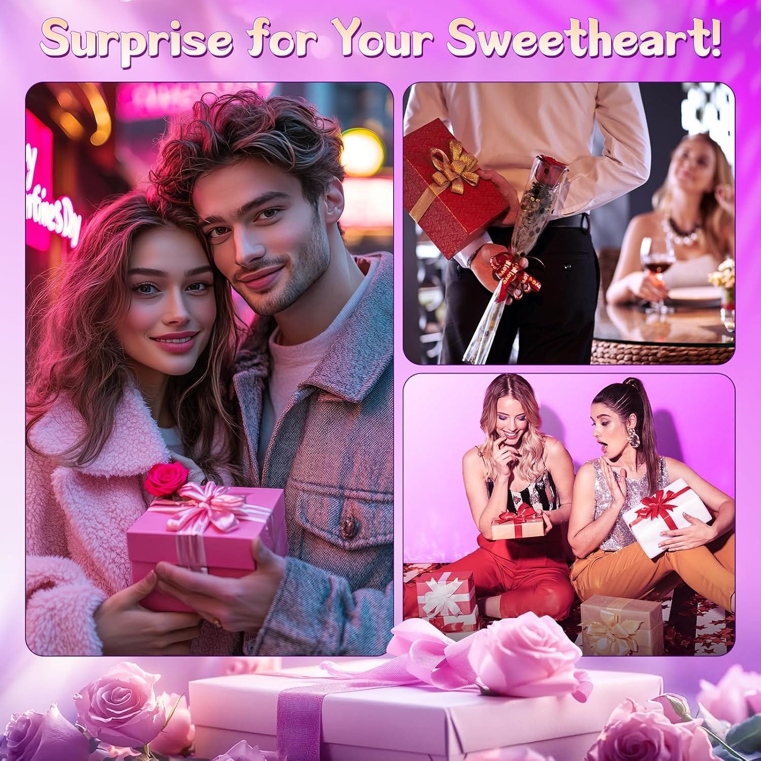 Upgraded Rose Muncher 5 In 1 Thrusting Clitoral G Spot Vibrator-IntimiLife