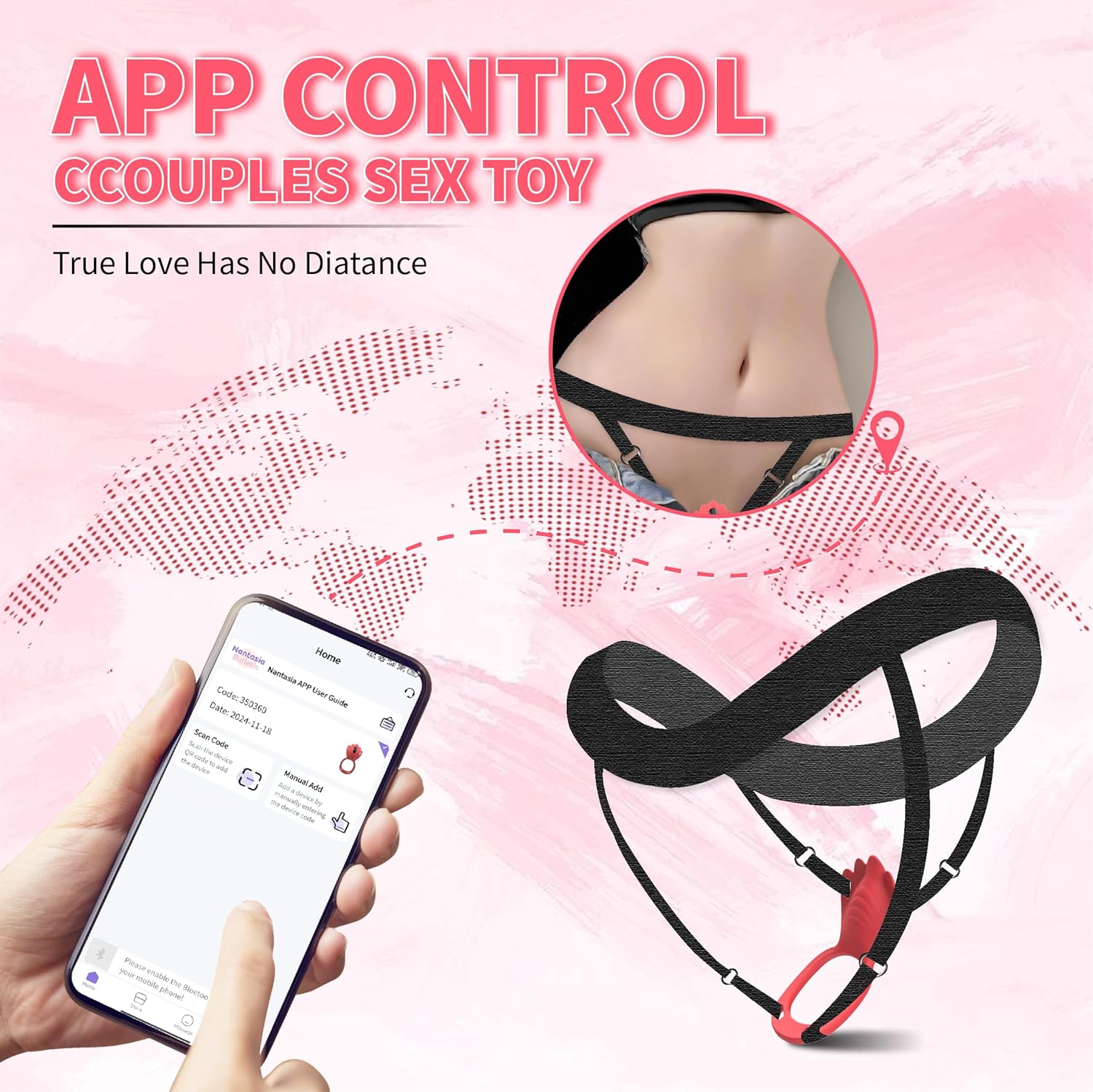 Wearable Panty Vibrator Vibrating Penis Ring Clitoral Stimulator 9 Vibration Modes-IntimiLife