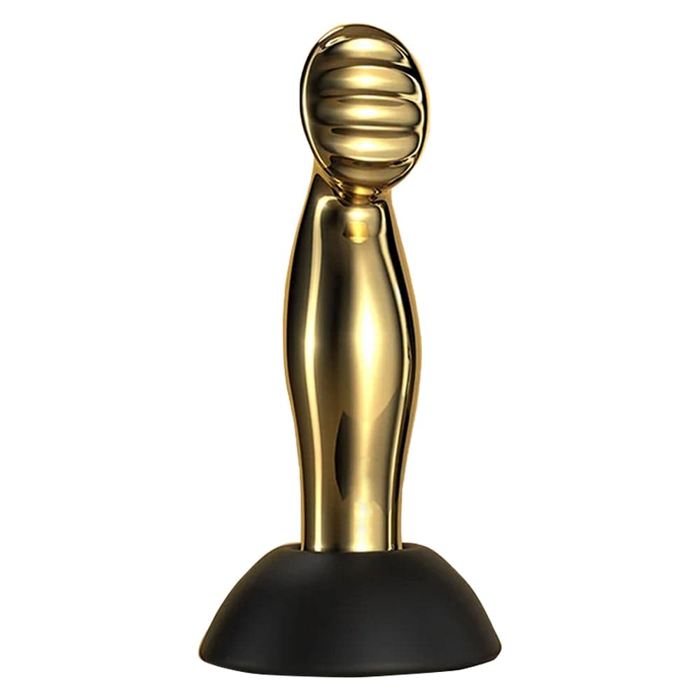 intimilife - Wireless Remote Control Light Luxury Gilded Prostate Massager Masturbation Stick Anal Plug-IntimiLife