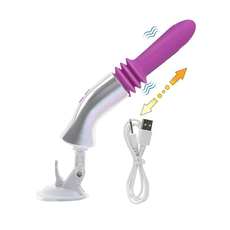 Compact vibrator with USB charging cable and storage pouch included