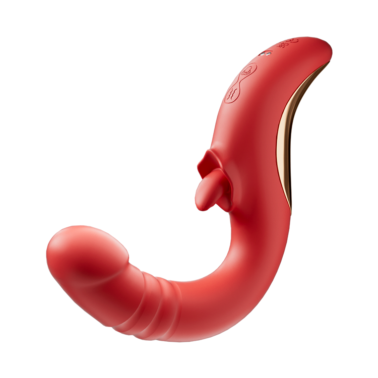 G-spot vibrator with curved tip for targeted stimulation